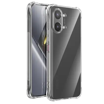 Ovitek za Poco X8 Pro Max iz Mehkega Silikona z Ojačanimi Vogali Proti Udarcem Bumper, Prozorna