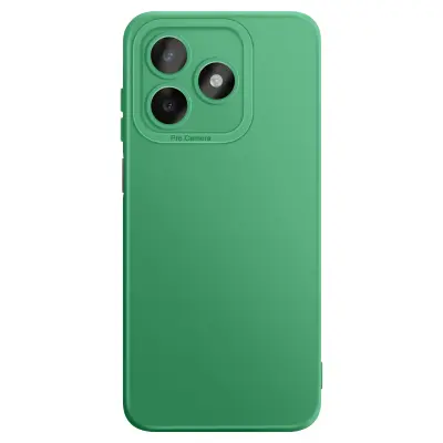 Mehak silikonski ovitek Honor X5c Plus – ojačana zaščita kamere, Zelena