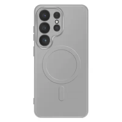 Ovitek za Galaxy S26 Ultra, združljiv s polnjenjem Qi2 / MagSafe / PixelSnap, Svetlo siva