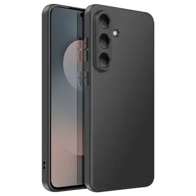 Mayaxess, Mehak silikonski ovitek za Galaxy S25 FE, Črna
