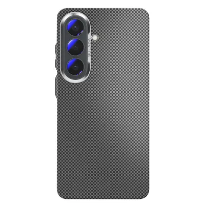 Ovitek za Galaxy S26 efekt aramida združljiv z Qi2 / MagSafe / PixelSnap, Črna