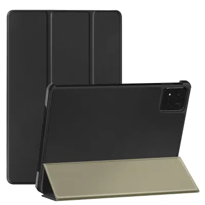 Trifold torbica s funkcijo stojala – Xiaomi Pad 8 / Pad 8 Pro, Črna
