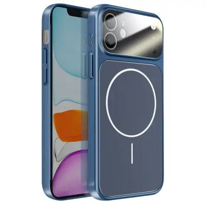 MagSafe ovitek za iPhone 11 – AG Glass Mate zaključna obdelava, Nočno modra