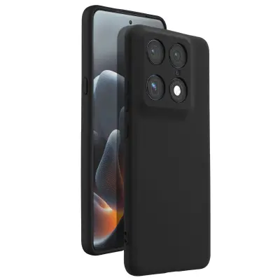 Ovitek za Motorola Signature iz Mehkega Nedrsečega Silikona, Črna