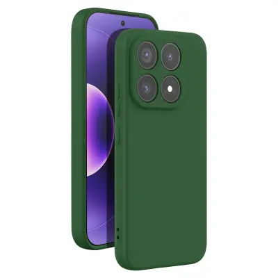 Silikonsko Ohišje Soft-Touch za Xiaomi 17 Serije Fast Cover, Temno zelena