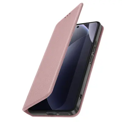 Torbica za Redmi Note 15 Pro 4G Classic s predalom in stojalom, Roza