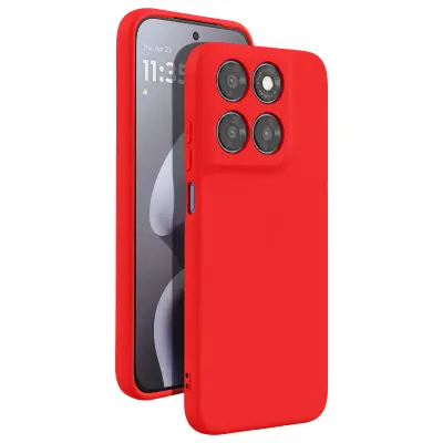 Silikonsko Ohišje Soft-Touch za Motorola Moto G67 Serije Fast Cover, Rdeča