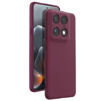 Ovitek za Motorola Signature iz Mehkega Nedrsečega Silikona, Bordo