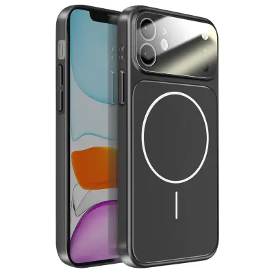 MagSafe ovitek za iPhone 11 – AG Glass Mate zaključna obdelava, Črna