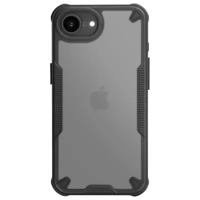 Protiudarni ovitek za iPhone 17e z ojačanimi vogali in zaščito kamere, Črna