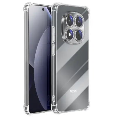 Mayaxess, Silikonski ovitek za Redmi Note 15 Pro 4G z ojačanimi protiudarnimi vogali, Prozorna