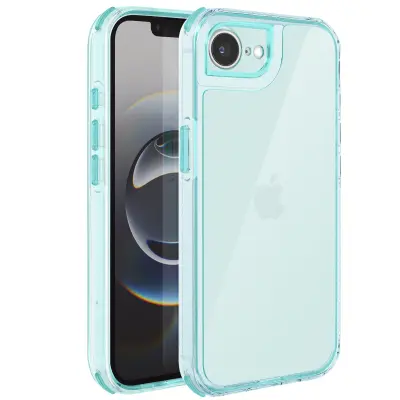Ojačana dvo-materialana teksturirana nezdrsna zaščita za iPhone 17e, Zelena