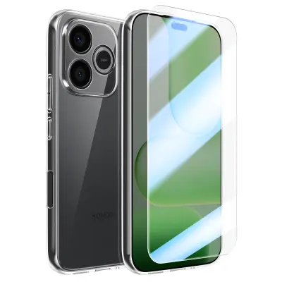 Mayaxess, Ovitek za Honor 600 Lite z zaščito zaslona iz kaljenega stekla, Prozorna