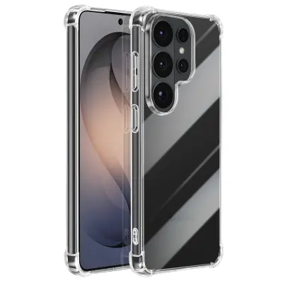 Mayaxess, Silikonski ovitek za Galaxy S26 Ultra – ojačani protiudarni vogali, Prozorna