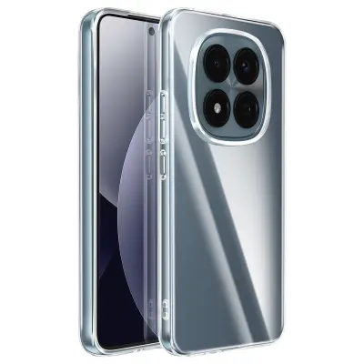 Mayaxess, Silikonski ovitek za Redmi Note 15 Pro 4G odporen na udarce, Prozorna
