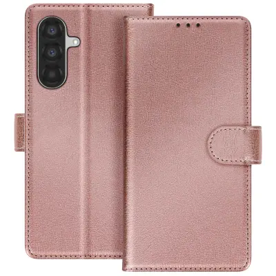 Denarnica za Galaxy A37 serija Chesterfield s funkcijo stojala, Šampanjec roza
