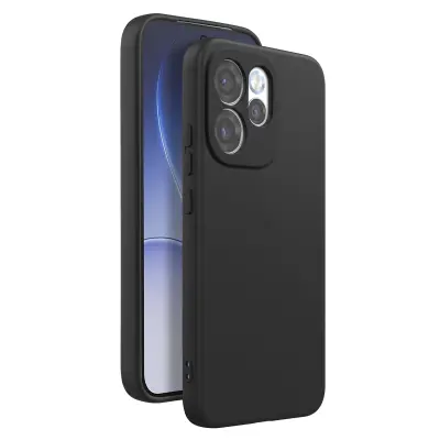 Ovitek za Oppo Reno 15 Pro Soft-Touch iz silikona Serija Fast Cover, Črna