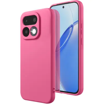 Torbica za Realme 16 Pro, Soft-Touch iz silikona, serija Fast Cover, Roza