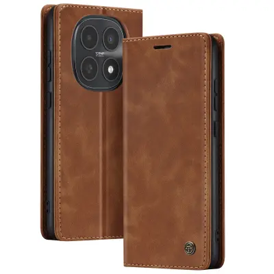 Vintage torbica za Redmi Note 15 4G / 5G kolekcija CaseMe, Temno rjava