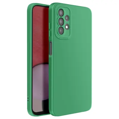 Silikonski ovitek za Galaxy A13 / A04s z zaščito kamere, Zelena