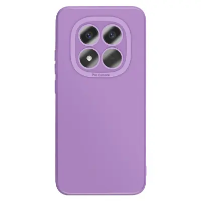 Mehak silikonski ovitek za Redmi Note 15 Pro Plus z ojačanim blokom kamere, Vijolična