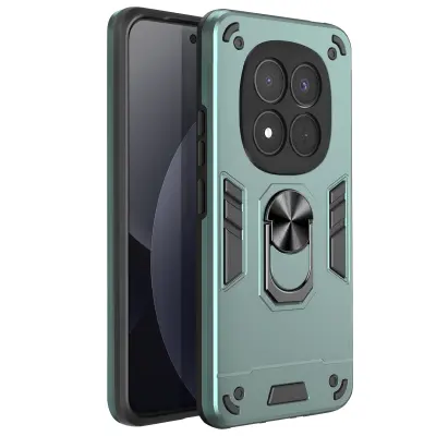 Ovitek za Redmi Note 15 Pro Plus z magnetnim obročem, Zelena