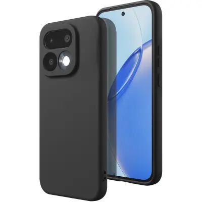 Torbica za Realme 16 Pro, Soft-Touch iz silikona, serija Fast Cover, Črna