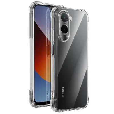 Silikonski ovitek za Redmi A7 Pro z ojačanimi robovi, Prozorna