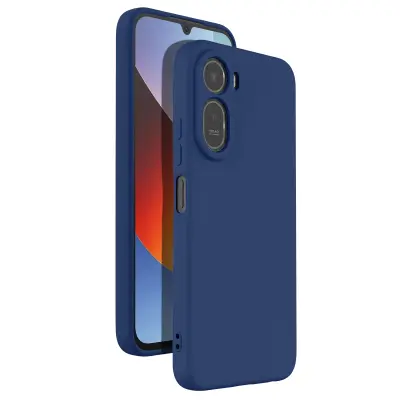 Silikonsko Ohišje Soft-Touch za Redmi A7 Pro Serije Fast Cover, Nočno modra