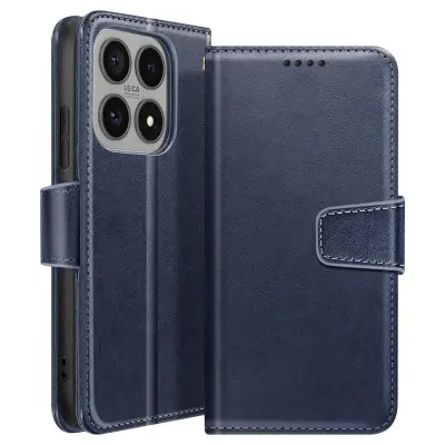 Denarnici ovitek za Xiaomi 17 z zložljivo funkcijo stojala, Nočno modra