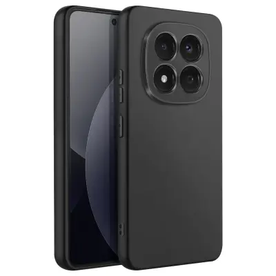 Ovitek za Redmi Note 15 Pro 4G iz mehkega silikona z dvignjenim robom kamere, Črna