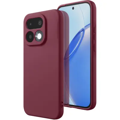 Torbica za Realme 16 Pro, Soft-Touch iz silikona, serija Fast Cover, Bordo