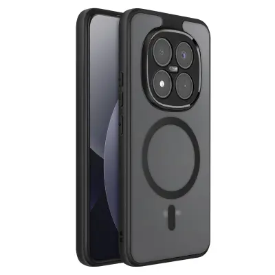 Ojačan ovitek za Redmi Note 15 Pro Plus 5G združljiv z MagSafe, Črna