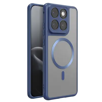 Ovitek za Motorola Edge 70 Fusion ojačan združljiv z MagSafe, Modra