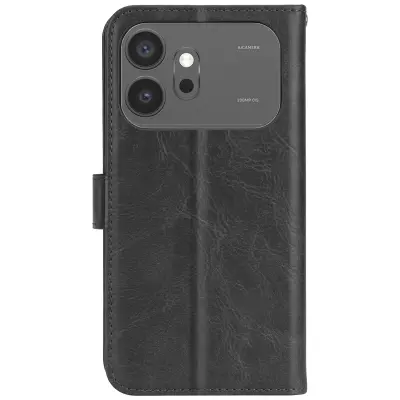 Mayaxess, Denarnica Ovitek za Honor 600 / 600 Pro s Stojalom za Video in Paščkom, Črna