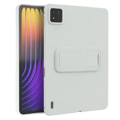 Ovitek za Xiaomi Pad 7 / Pad 7 Pro iz Dveh Materialov z Ojačanimi Vogali in Stojalom, Mentol zelena