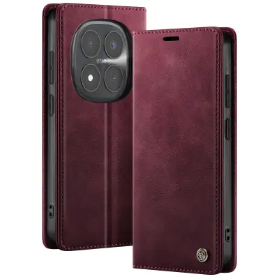 Vintage torbica za Redmi Note 15 Pro Plus 5G RFID CaseMe, Rdeča