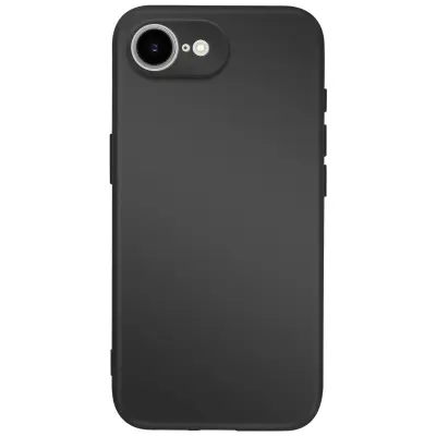 Soft-Touch silikonski ovitek Fast Cover za iPhone 17e, Črna
