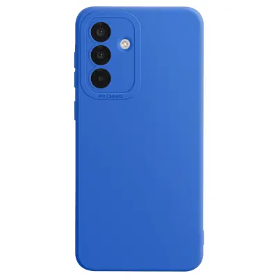 Ovitek za Galaxy A56 iz mehkega silikona z ojačanjem bloka kamere, Modra
