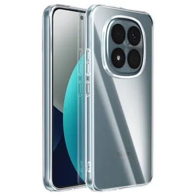 Mayaxess, Silikonski ovitek za Redmi Note 15 Pro Plus 5G odporen na udarce, Prozorna