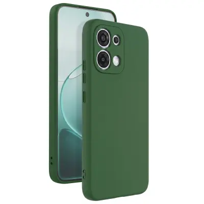 Silikonsko Ohišje Soft-Touch za Oppo A6 Pro Serije Fast Cover, Temno zelena