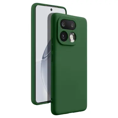 Silikonsko Ohišje Soft-Touch za Realme 16 Pro Serije Fast Cover, Temno zelena