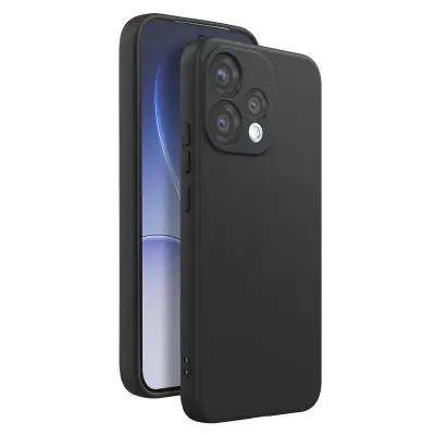 Ovitek za Oppo Reno 15 Soft-Touch iz silikona Serija Fast Cover, Črna