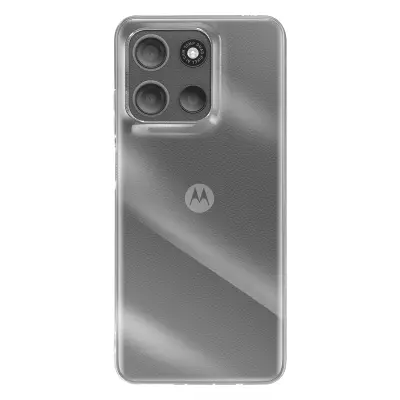 Mayaxess, Tanek silikonski ovitek 2 mm z dvignjenimi robovi – Moto G17 / G17 Power, Prozorna