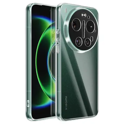 Mayaxess, Silikonski ovitek Xiaomi 17 Ultra z ojačanimi vogali proti udarcem, Prozorna