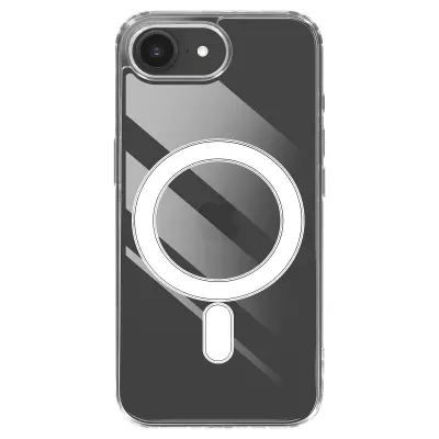 MagSafe protiudarni ovitek za iPhone 17e z ojačanimi robovi Qi, Prozorna