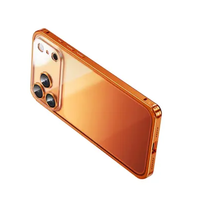 Ohišje iz oranžne aluminijeve zlitine, združljivo z iPhone 17 Pro Max