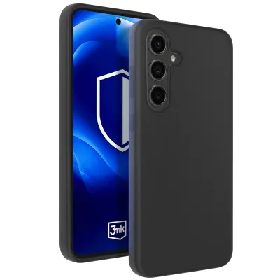 3mk, Ovitek za Samsung Galaxy S24 FE, vojaška zaščita, padec do 2 m, Črna