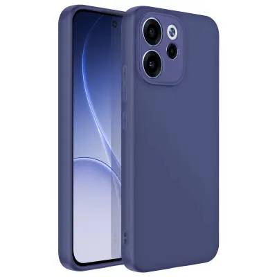 Torbica za Oppo Reno 15F/15 FS mehki silikon odporna na udarce, Nočno modra