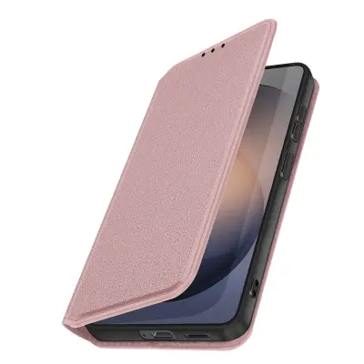 Preklopna torbica za Galaxy S26 Plus magnetna s stojalom Classic Edition, Roza